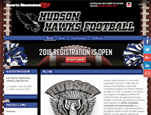 Tablet Screenshot of hudsonhawks.com